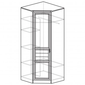 Шкаф угловой 50 Лира Нортон светлый (угол 854х854) в Челябинске - cheliabinsk.ok-mebel.com | фото 2