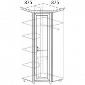 Шкаф угловой №862 "Ралли" (Угол 875*875) в Челябинске - cheliabinsk.ok-mebel.com | фото 2