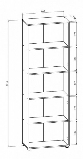 Шкаф-витрина Офис ОФ-303К в Челябинске - cheliabinsk.ok-mebel.com | фото 2