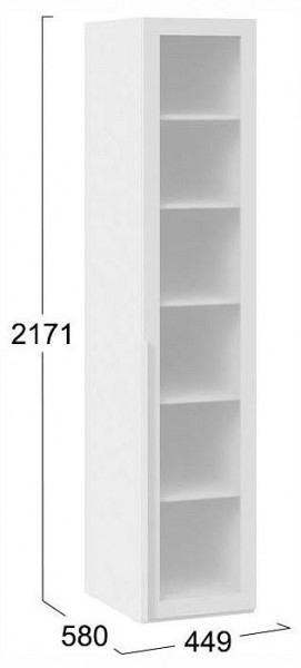 Шкаф-витрина Порто СМ-393.07.008 в Челябинске - cheliabinsk.ok-mebel.com | фото 3