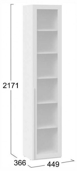 Шкаф-витрина Порто СМ-393.07.213 в Челябинске - cheliabinsk.ok-mebel.com | фото 4