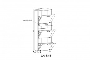 ШО-53 В тумба для обуви в Челябинске - cheliabinsk.ok-mebel.com | фото 3