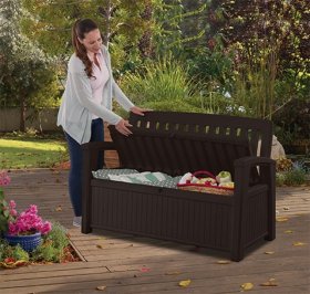 Скамья Patio Bench коричневый в Челябинске - cheliabinsk.ok-mebel.com | фото 2