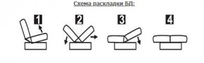 СОФИЯ ЛЮКС Диван БД (пруж.блок) в Челябинске - cheliabinsk.ok-mebel.com | фото 6