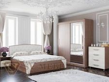 Спальный гарнитур Лагуна 7 со шкафом Квадро в Челябинске - cheliabinsk.ok-mebel.com | фото 1