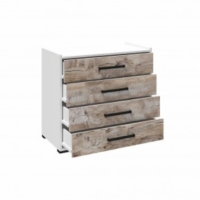 Спальня Соната Комод (Белый/Дуб юкон) в Челябинске - cheliabinsk.ok-mebel.com | фото 2