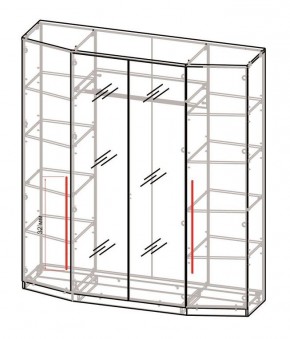 Спальный гарнитур Роксана (модульный) ЯШС в Челябинске - cheliabinsk.ok-mebel.com | фото 3