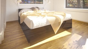 Стандарт Кровать 1600, цвет венге, ШхГхВ 163,5х203,5х70 см., сп.м. 1600х2000 мм., без матраса, основание есть в Челябинске - cheliabinsk.ok-mebel.com | фото 6