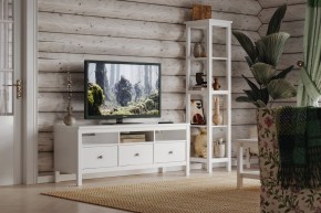 Стеллаж 420 Кантри, массив сосны, цвет белый в Челябинске - cheliabinsk.ok-mebel.com | фото 4
