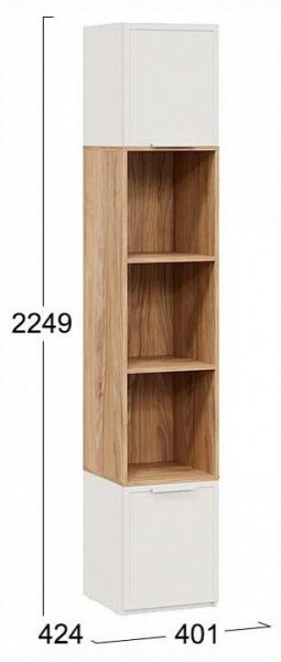 Стеллаж комбинированный Стелла в Челябинске - cheliabinsk.ok-mebel.com | фото 4