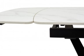 Стол ALATRI 120 MATT WHITE MARBLE SOLID CERAMIC / BLACK, ®DISAUR в Челябинске - cheliabinsk.ok-mebel.com | фото 5