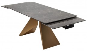 Стол ALES 180 BLACK GRAVE SOLID CERAMIC, керамика / бронзовый, ®DISAUR в Челябинске - cheliabinsk.ok-mebel.com | фото 9