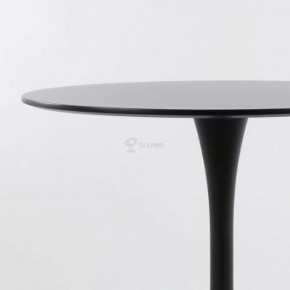 Стол Barneo T-3 Tulip style (RAL9017 черный, D90) в Челябинске - cheliabinsk.ok-mebel.com | фото