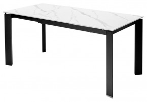 Стол CORNER 120 MATT WHITE MARBLE SOLID CERAMIC / BLACK, ®DISAUR в Челябинске - cheliabinsk.ok-mebel.com | фото 6