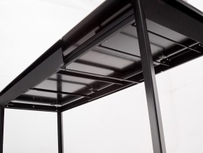 Стол CREMONA 140 HIGH GLOSS STATUARIO Белый мрамор глянцевый, керамика/ черный каркас, ®DISAUR в Челябинске - cheliabinsk.ok-mebel.com | фото 6