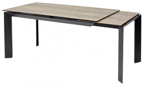 Стол CREMONA 180 KL-61 Под дерево, итальянская керамика / черный каркас, ®DISAUR в Челябинске - cheliabinsk.ok-mebel.com | фото 7