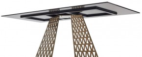 Стол ENNA 220 KL-188 Контрастный мрамор матовый, итальянская керамика/ каркас цвета шампань, ®DISAUR в Челябинске - cheliabinsk.ok-mebel.com | фото 12