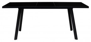 Стол ФИН 120 Черный, стекло/ Черный каркас М-City в Челябинске - cheliabinsk.ok-mebel.com | фото