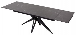 Стол FORIO 160 MATT BLACK MARBLE SOLID CERAMIC / BLACK, ®DISAUR в Челябинске - cheliabinsk.ok-mebel.com | фото 5