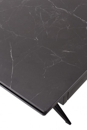 Стол FORIO 160 MATT BLACK MARBLE SOLID CERAMIC / BLACK, ®DISAUR в Челябинске - cheliabinsk.ok-mebel.com | фото 9