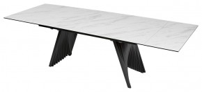 Стол IVAR 180 MARBLES KL-99 Белый мрамор, итальянская керамика, ®DISAUR в Челябинске - cheliabinsk.ok-mebel.com | фото 9