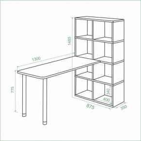 Стол компьютерный Bartolo в Челябинске - cheliabinsk.ok-mebel.com | фото 2