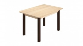 Стол ЛДСП (опоры черные) ясень шимо светлый в Челябинске - cheliabinsk.ok-mebel.com | фото