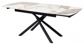 Стол RIVOLI 140 GLOSS LUXURY PANDORA SOLID CERAMIC / BLACK, ®DISAUR в Челябинске - cheliabinsk.ok-mebel.com | фото 7