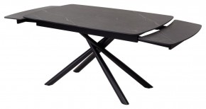 Стол RIVOLI 140 MATT BLACK MARBLE SOLID CERAMIC / BLACK, ®DISAUR в Челябинске - cheliabinsk.ok-mebel.com | фото 6