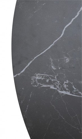 Стол TERNI 120 MATT BLACK MARBLE SOLID CERAMIC Черный мрамор матовый, керамика /Черн.каркас, ®DISAUR в Челябинске - cheliabinsk.ok-mebel.com | фото 9