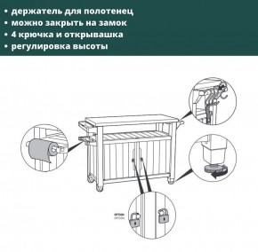 Столик для барбекю 207 Л (Unity XL 207L) в Челябинске - cheliabinsk.ok-mebel.com | фото 8