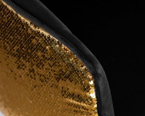 Стул барный DOBRIN DARCY GOLD SHINY, черный велюр с золотыми пайетками в Челябинске - cheliabinsk.ok-mebel.com | фото 8