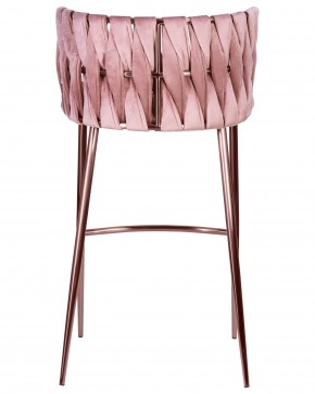 Стул барный DOBRIN EMMA ROSE GOLD, розовый велюр (VF-10) в Челябинске - cheliabinsk.ok-mebel.com | фото 5