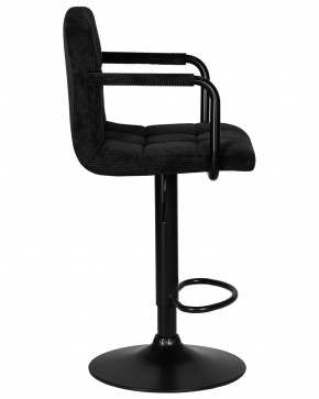 Стул барный DOBRIN KRUGER ARM BLACK, черный вельвет (LAR-E2041-52) в Челябинске - cheliabinsk.ok-mebel.com | фото 3