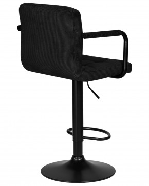 Стул барный DOBRIN KRUGER ARM BLACK, черный вельвет (LAR-E2041-52) в Челябинске - cheliabinsk.ok-mebel.com | фото 4