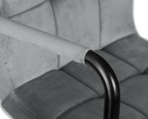 Стул барный DOBRIN KRUGER ARM BLACK, серый велюр (MJ9-75) в Челябинске - cheliabinsk.ok-mebel.com | фото 7