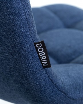 Стул барный DOBRIN NICOLE, черные матовые ножки, синяя ткань (UF860-14B) в Челябинске - cheliabinsk.ok-mebel.com | фото 9