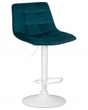 Стул барный DOBRIN TAILOR WHITE, морской волны велюр (MJ9-99) в Челябинске - cheliabinsk.ok-mebel.com | фото
