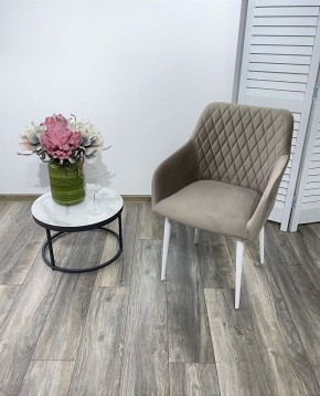 Стул BRANDY-X ЛАТТЕ #25 / белый каркас, велюр М-City в Челябинске - cheliabinsk.ok-mebel.com | фото 2