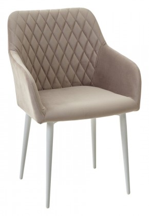 Стул BRANDY-X ЛАТТЕ #25 / белый каркас, велюр М-City в Челябинске - cheliabinsk.ok-mebel.com | фото 3