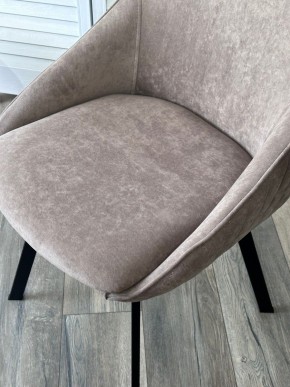 Стул CASA, 360 град. поворот. B5 Капучино, велюр / черный каркас,М-City в Челябинске - cheliabinsk.ok-mebel.com | фото 3