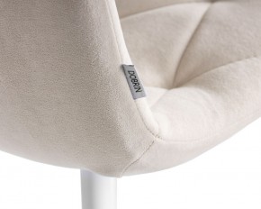 Стул обеденный DOBRIN CHILLY ROMBO, Бежевый Simple 44, основание белое в Челябинске - cheliabinsk.ok-mebel.com | фото 10