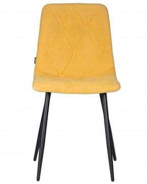 Стул обеденный DOBRIN CHILLY ROMBO, Горчичный Simple 15, основание черное в Челябинске - cheliabinsk.ok-mebel.com | фото 6