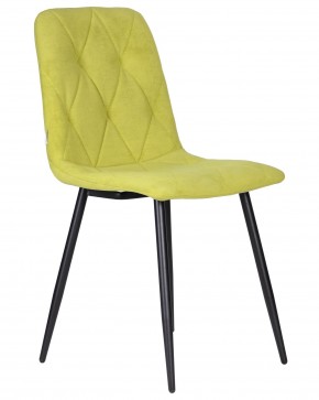 Стул обеденный DOBRIN CHILLY ROMBO, Лайм Simple 14, основание черное в Челябинске - cheliabinsk.ok-mebel.com | фото 2