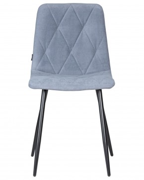 Стул обеденный DOBRIN CHILLY ROMBO, Серо-голубой Simple 26, основание черное в Челябинске - cheliabinsk.ok-mebel.com | фото 6