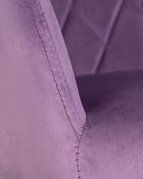 Стул обеденный DOBRIN ROBERT, черные матовые ножки, велюр V108-45 Темно-фиолетовый в Челябинске - cheliabinsk.ok-mebel.com | фото 7