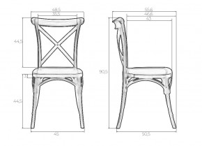 Стул обеденный DOBRIN ZILAN, цвет чёрный (B-03) в Челябинске - cheliabinsk.ok-mebel.com | фото 9