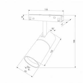 Светильник на штанге Elektrostandard Slim Magnetic a069471 в Челябинске - cheliabinsk.ok-mebel.com | фото 4