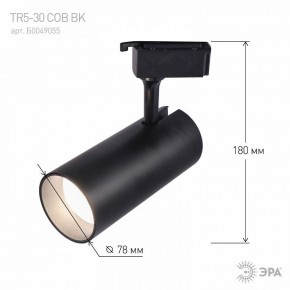 Светильник на штанге Эра  TR5-30 COB BK в Челябинске - cheliabinsk.ok-mebel.com | фото 5