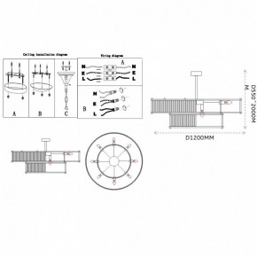 Светильник на штанге Imperiumloft RH Marais Round Chandelier 40,2668 в Челябинске - cheliabinsk.ok-mebel.com | фото 11